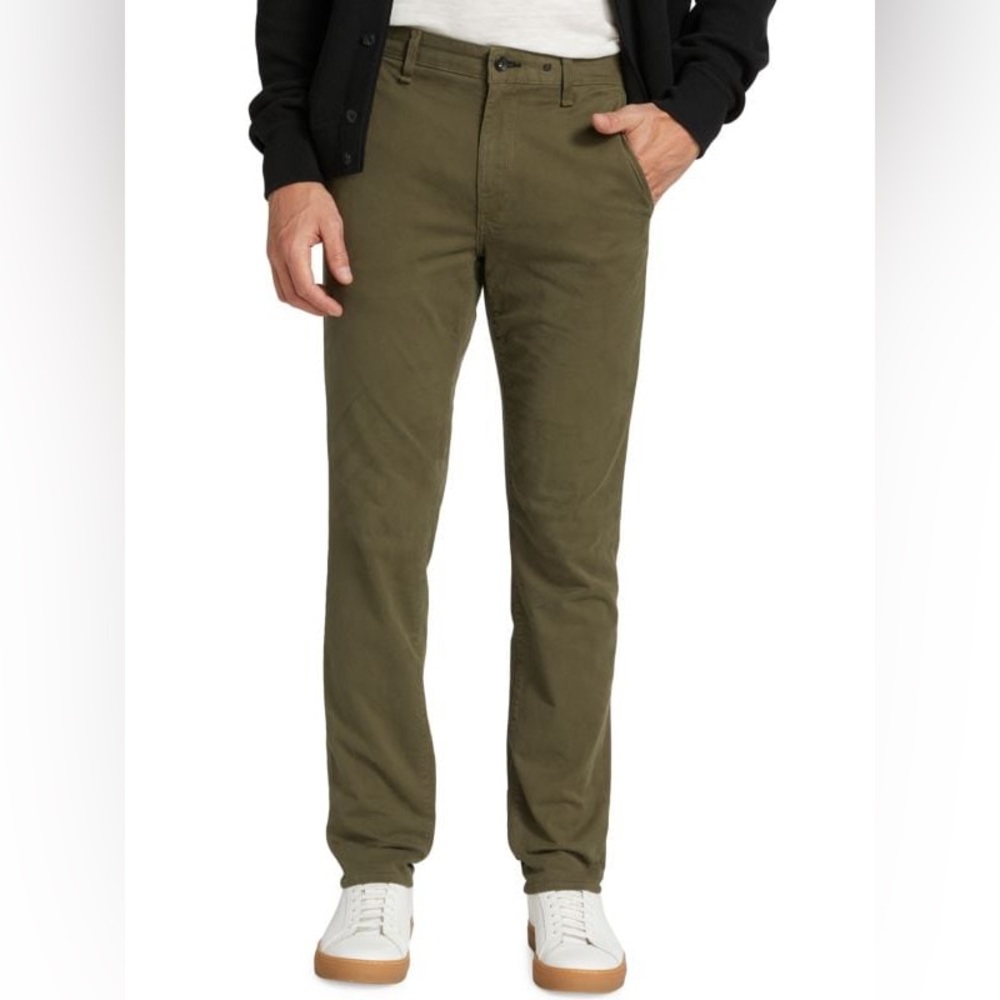 Rag & Bone Standard Issue Chino Twill Pants, Army Size 31 Retail $225
